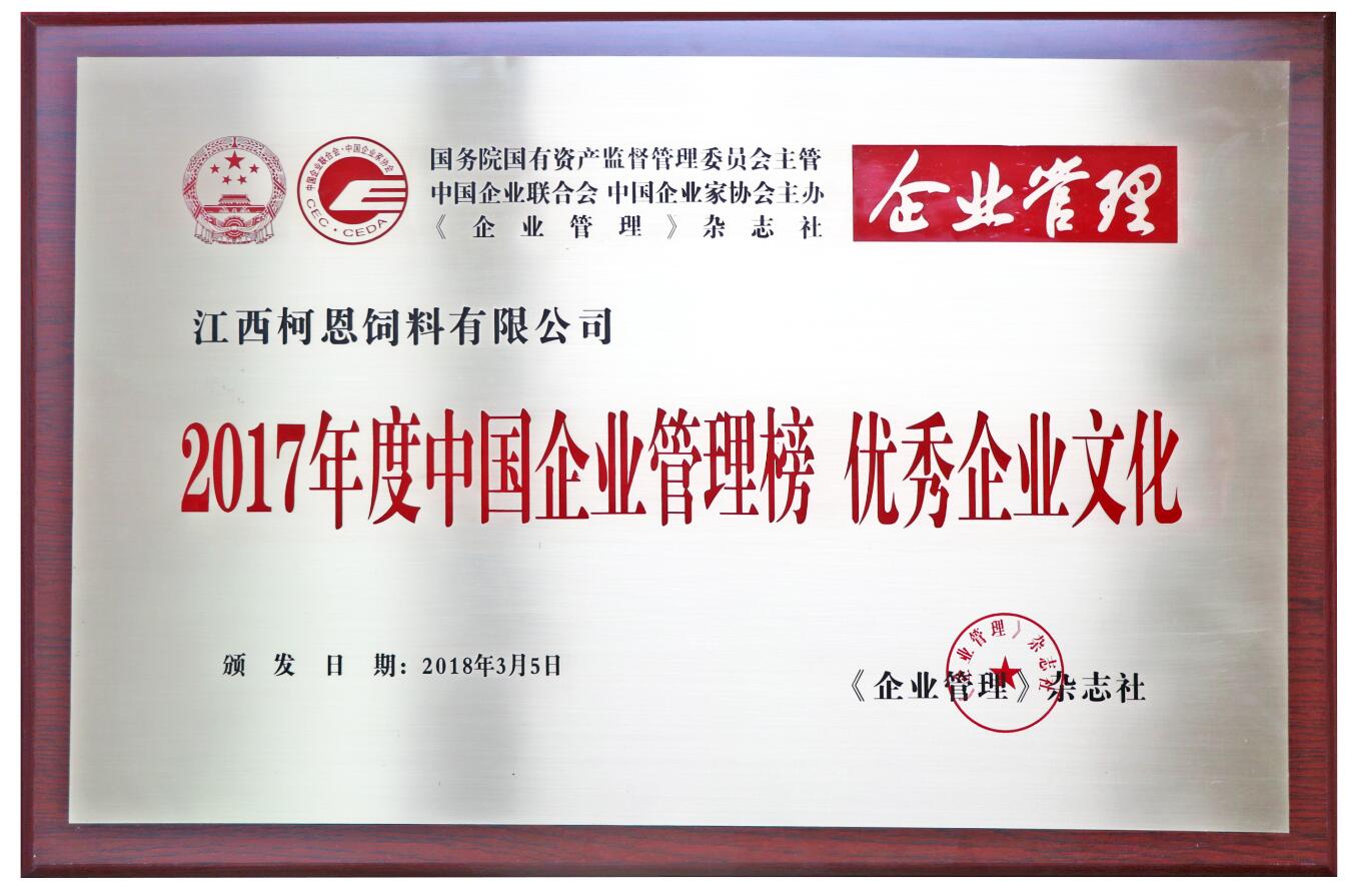 2017年度中国企业管理榜-优秀企业文化